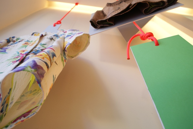 missoni estampado floral escaparate cuerda neón geometría mikonos logroño moda tienda ropa