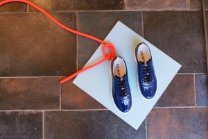 sneakers zapatillas deportivas azul geometría bikkembergs neón cuerda mikonos tienda moda logroño primavera verano 2015 nueva colección new collection