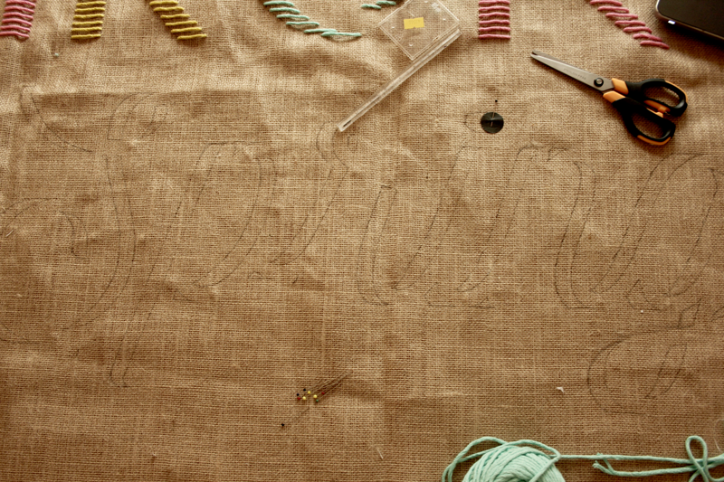 Proceso creativo, boceto, handwritting, lettering, embroidery, Ana María Diaz, bordado, tienda moda Mikonos, Logroño