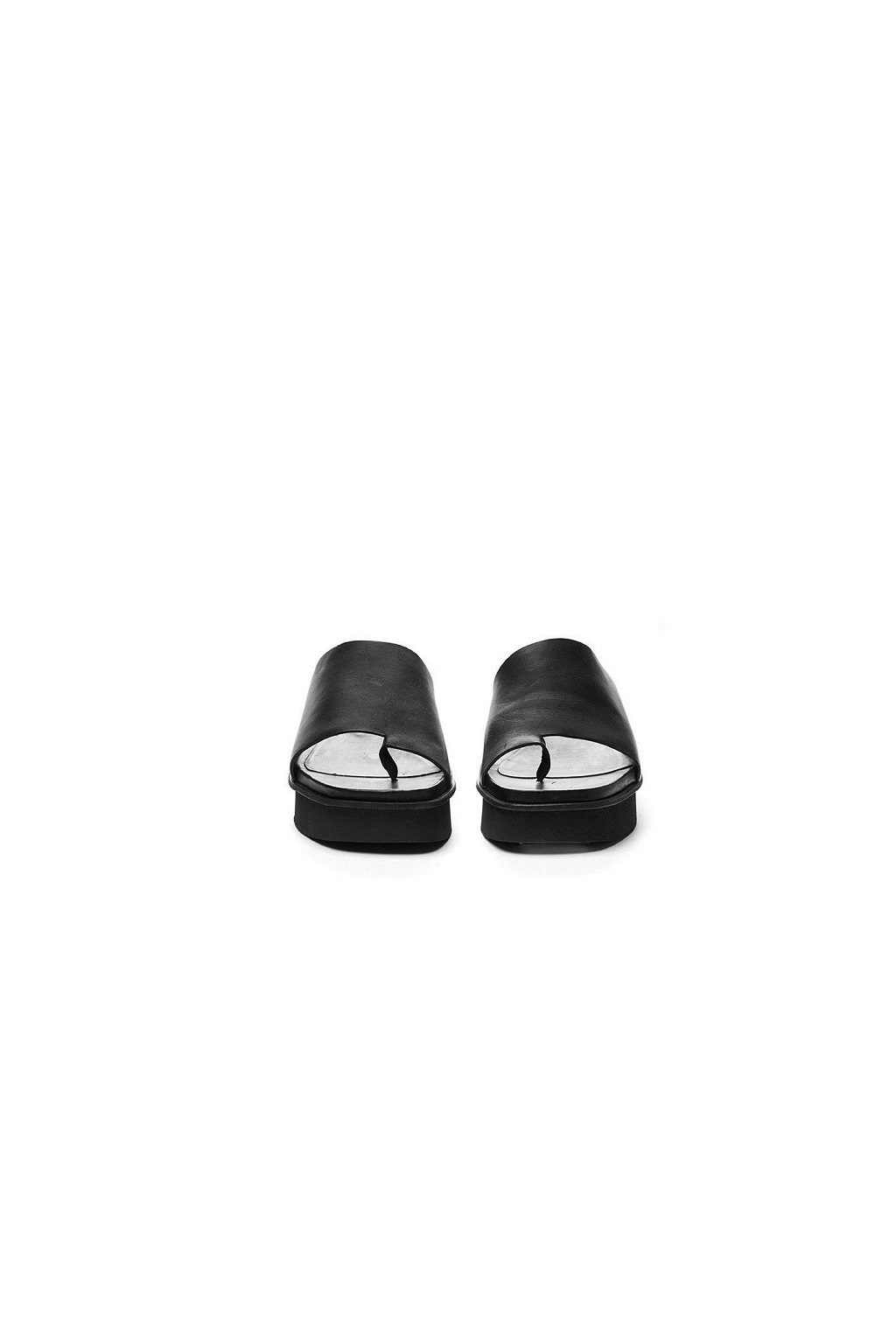SANDALIA VICMATIE MIKONOS MODA LOGROÑO MULTIMARCA CUERO NEGRO