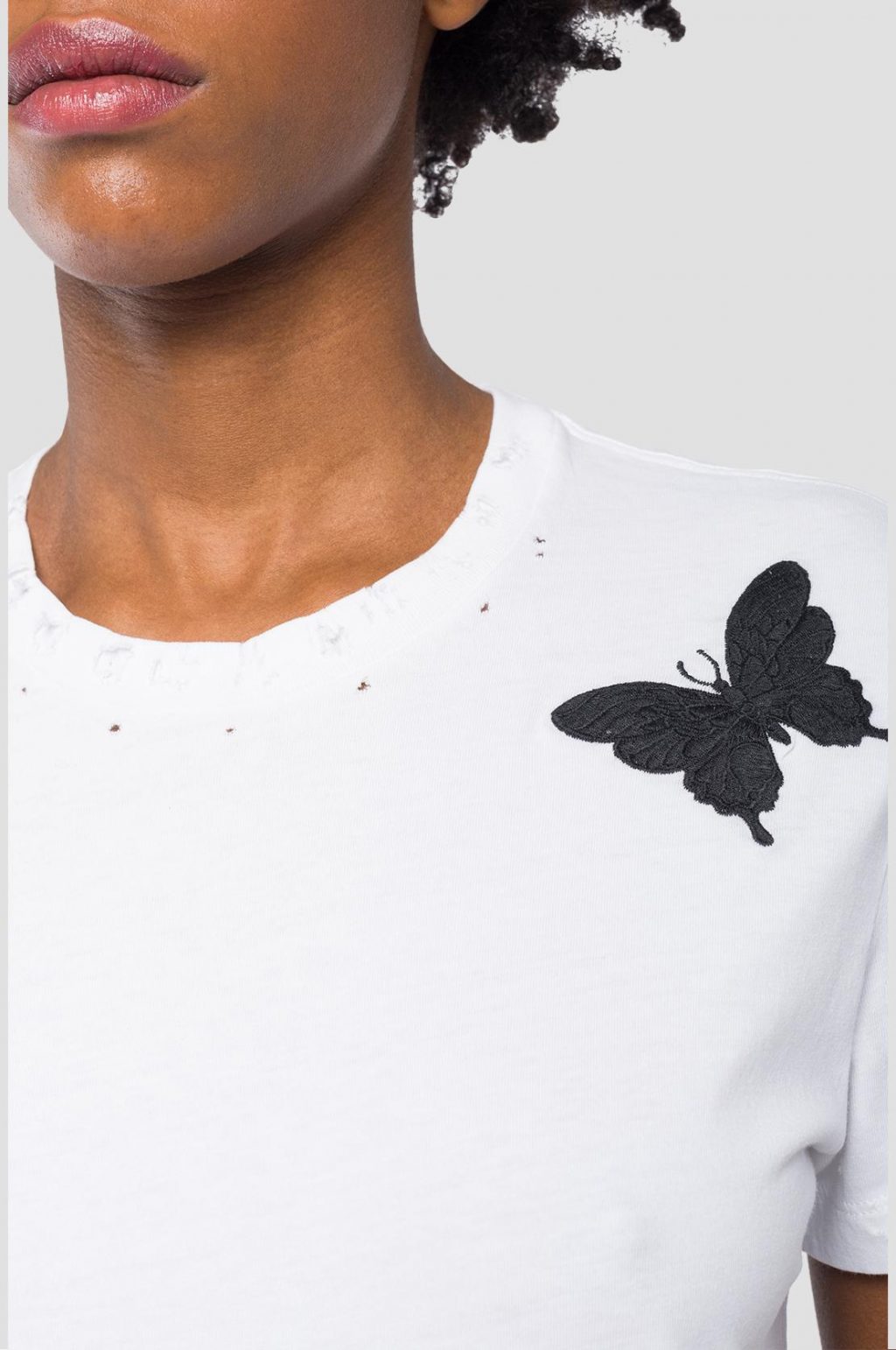CAMISETA MARIPOSAS REPLAY MIKONOS MODA