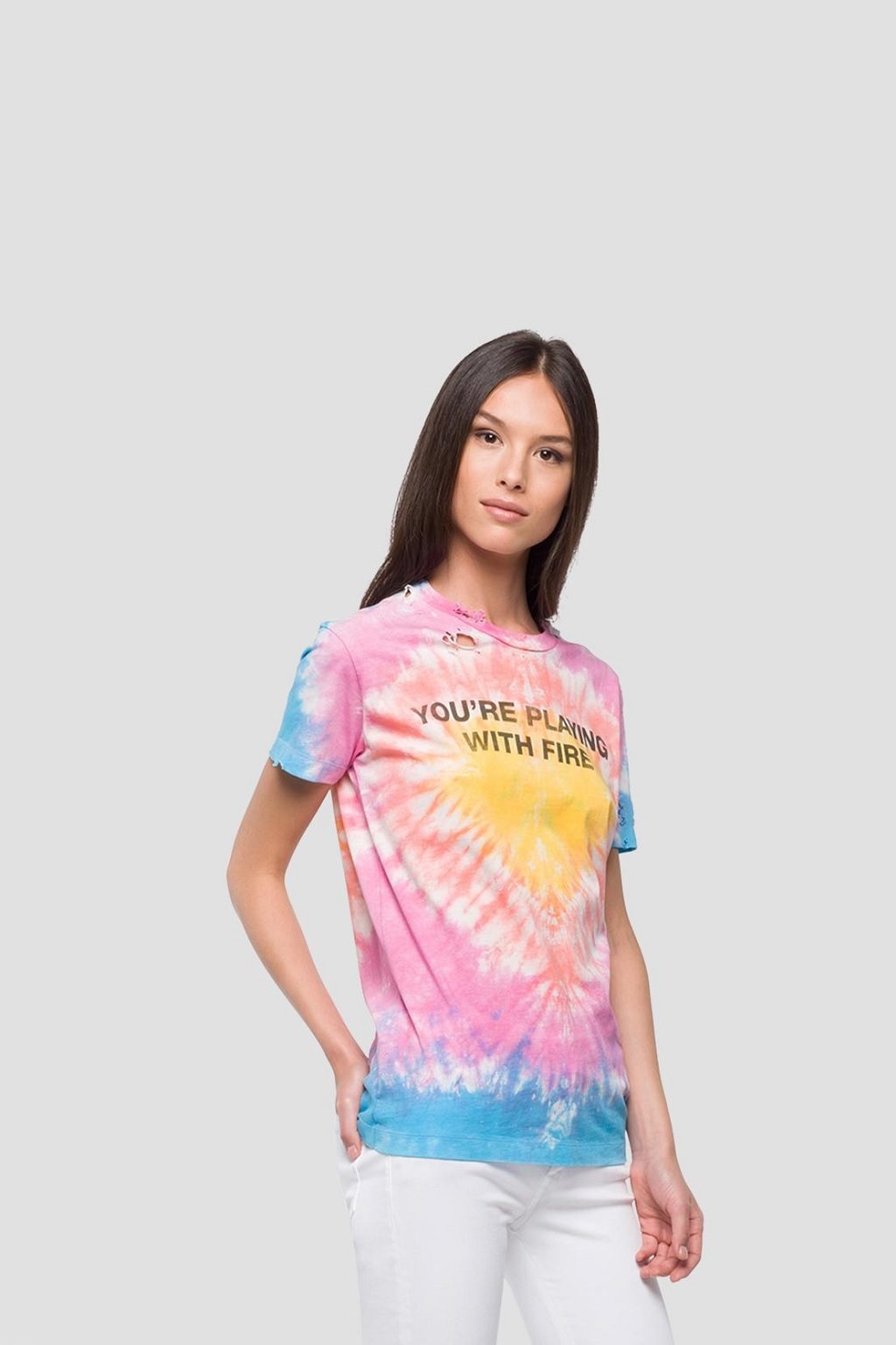 CAMISETA COLORES REPLAY MIKONOS MODA