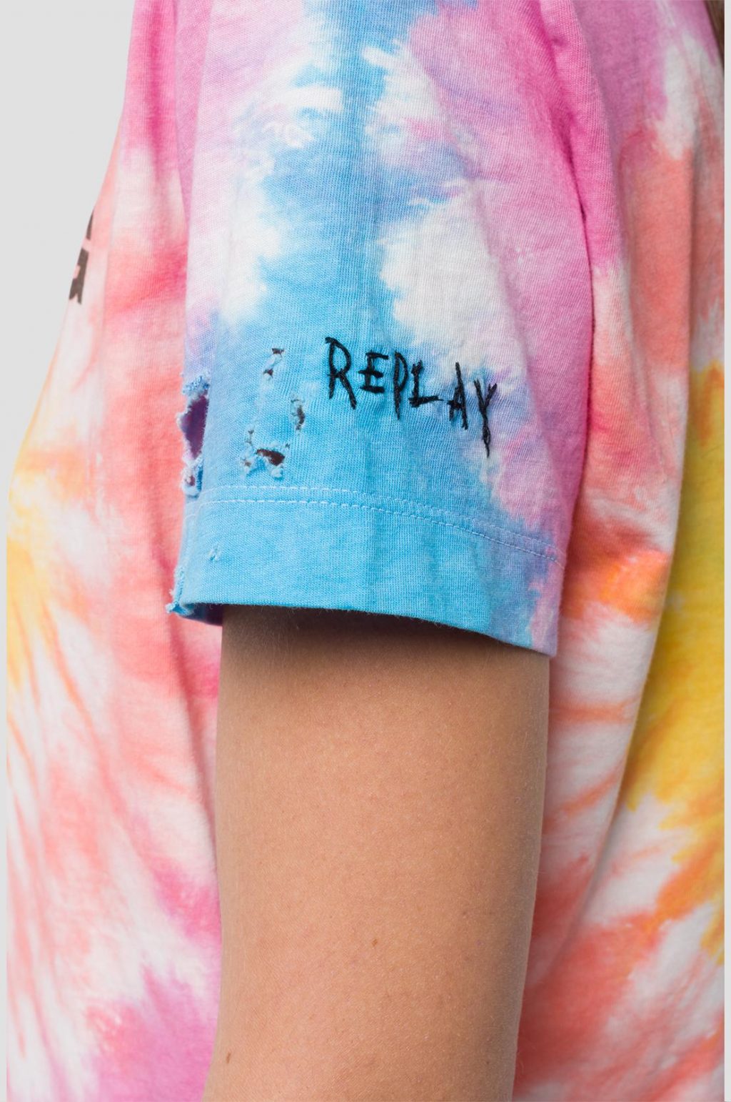 CAMISETA COLORES REPLAY MIKONOS MODA
