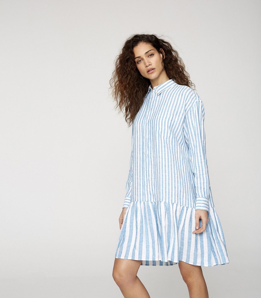 VESTIDO RAYAS CAPRI TCN MIKONOS MODA MULTIMARCA