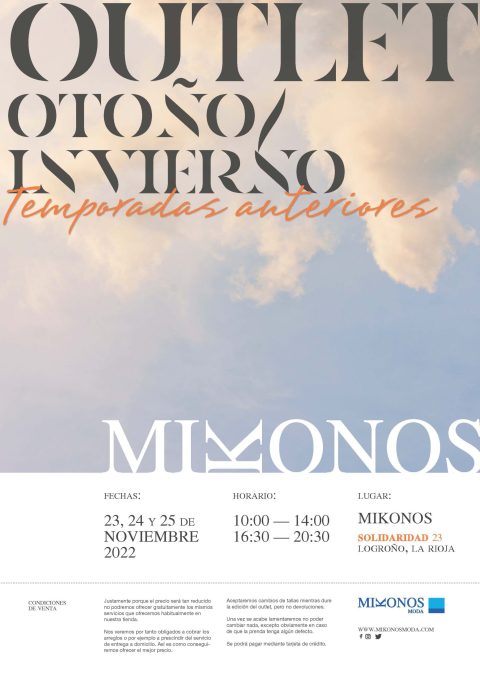Outlet Otoño Invienro Mikonos Logroño
