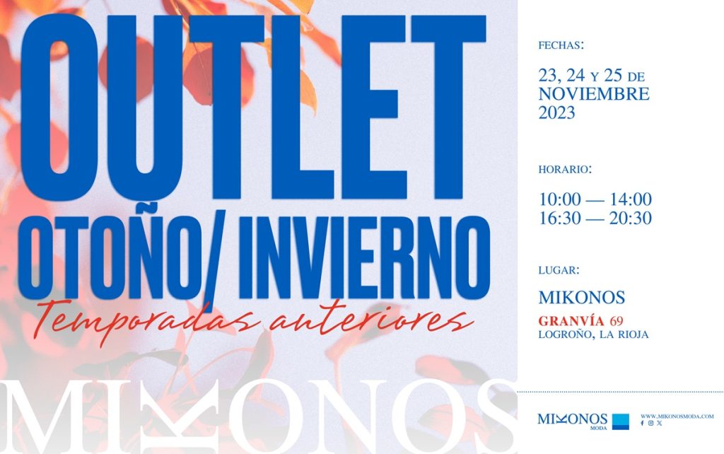 Outlet otoño invierno en Mikonos
